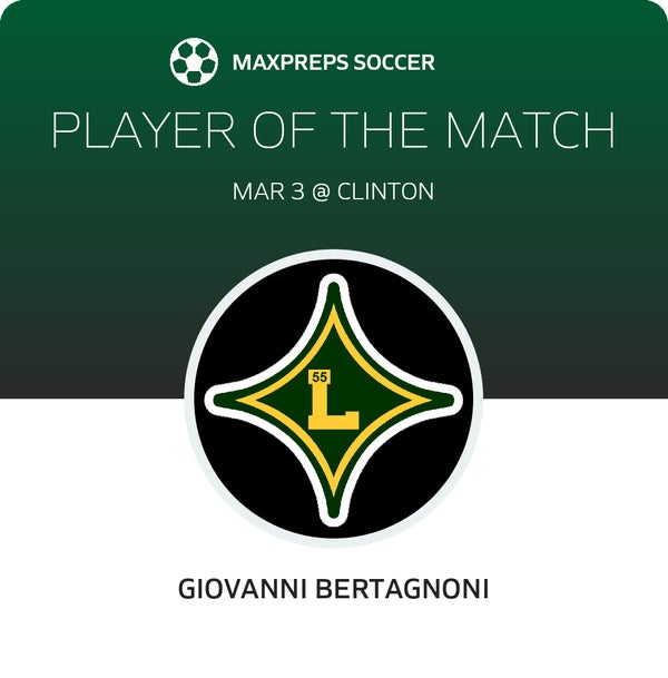 #4 Giovanni Bertagnoni Player of the Game badge