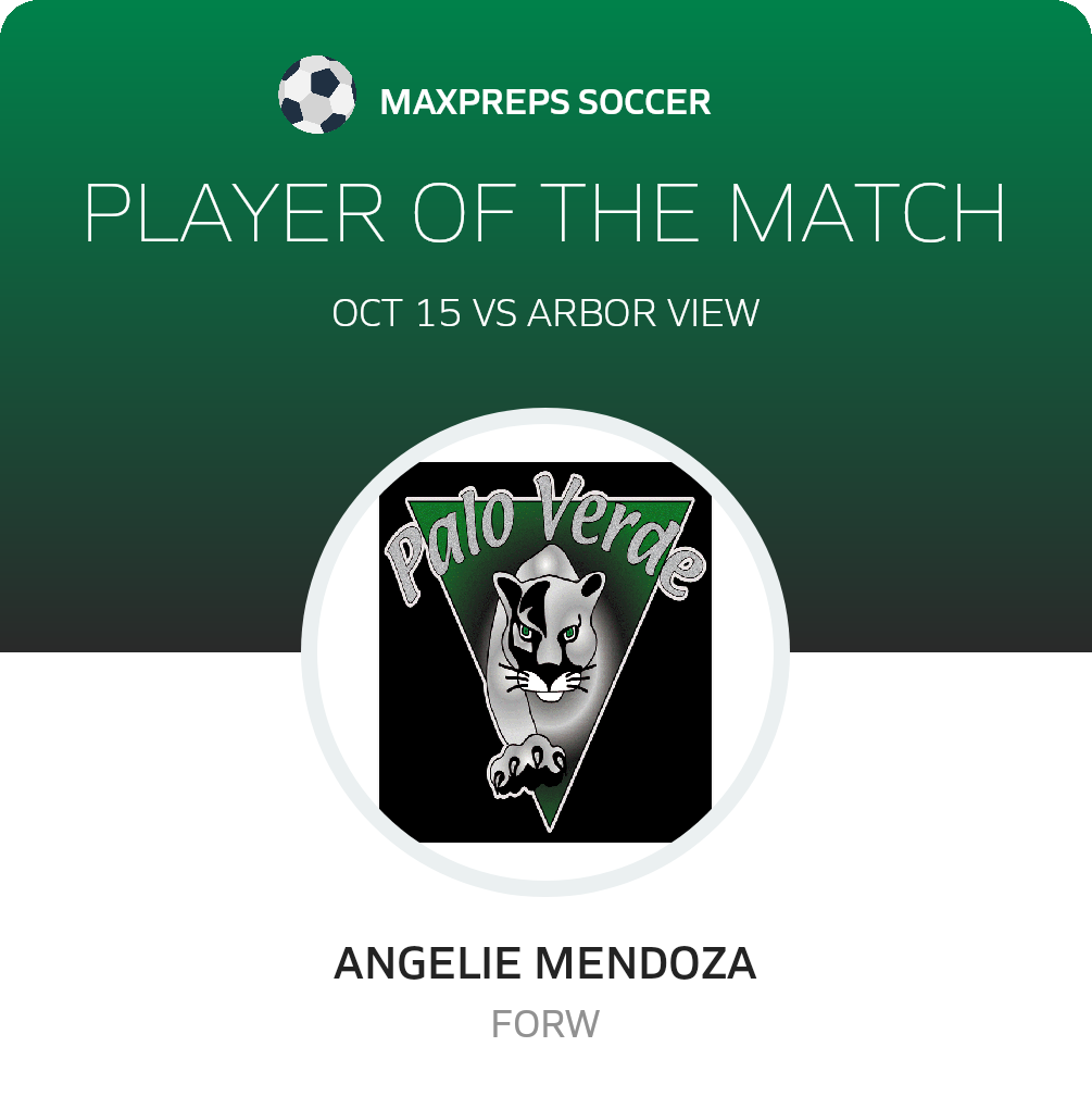 #23 Angelie Mendoza Player of the Game badge