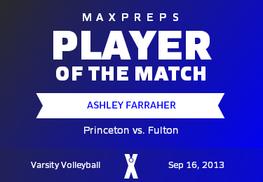 #13 Ashley Farraher Player of the Game badge