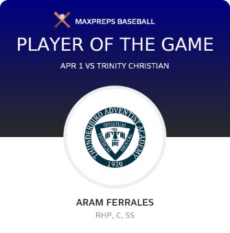 #5 Aram Ferrales Player of the Game badge