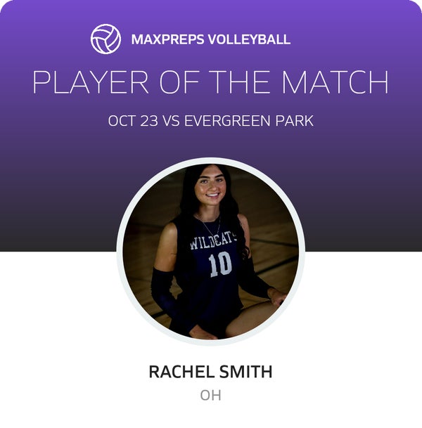 #10 Rachel Smith Player of the Game badge