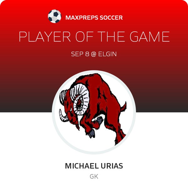 #0 Michael Urias Player of the Game badge