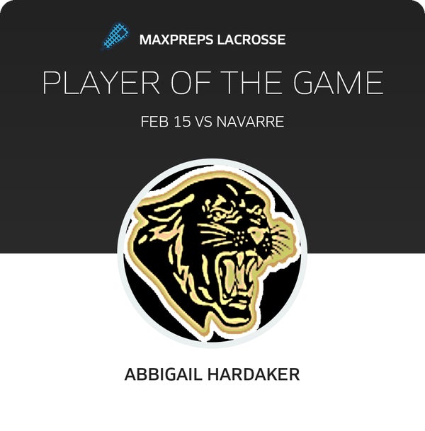 #31 Abbigail Hardaker Player of the Game badge