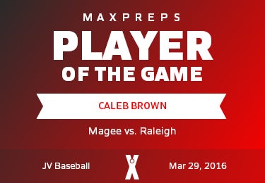 #21 Caleb Brown Player of the Game badge