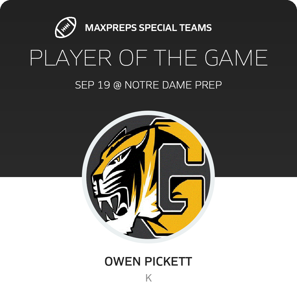 Player of the Game