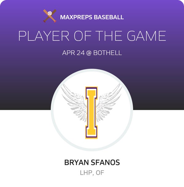 #17 Bryan Sfanos Player of the Game badge