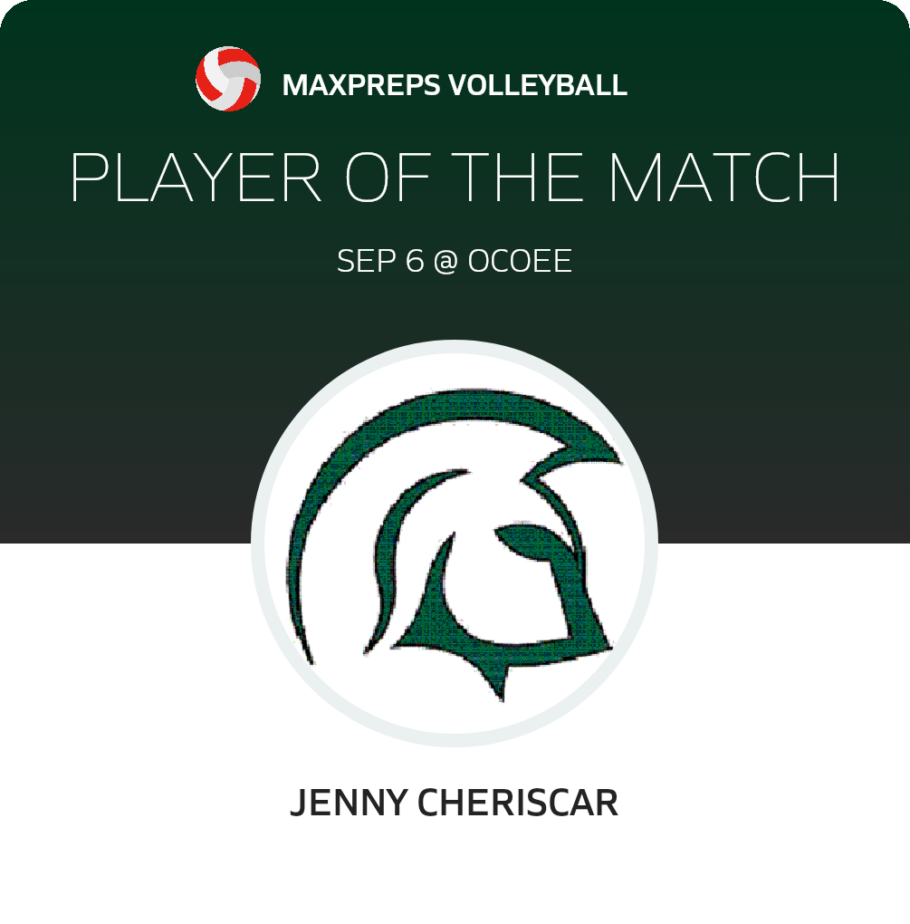 #4 Jenny Cheriscar Player of the Game badge