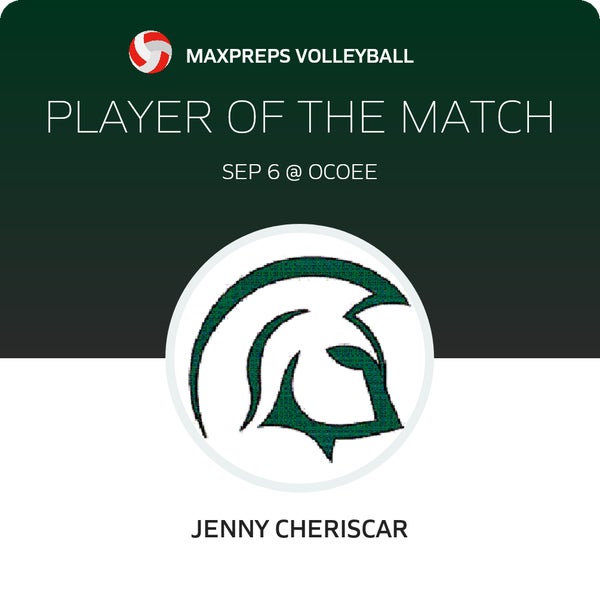 #4 Jenny Cheriscar Player of the Game badge
