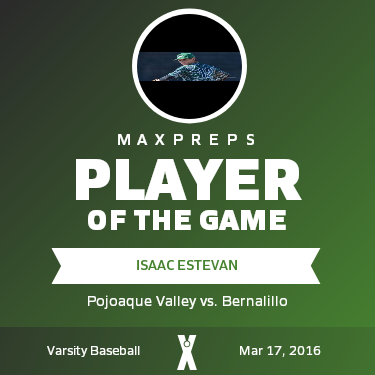 #12 Isaac Estevan Player of the Game badge