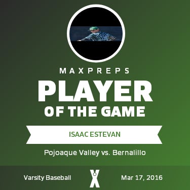 #12 Isaac Estevan Player of the Game badge