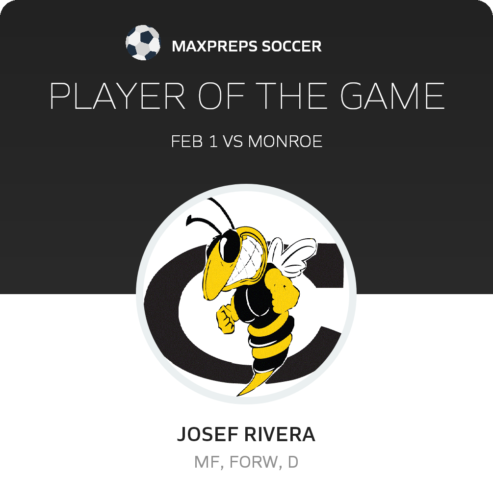 #4 Josef Rivera Player of the Game badge