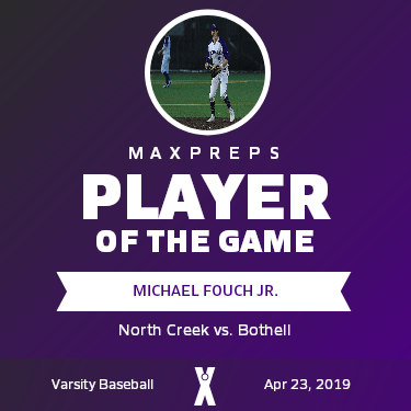 #5 Michael Fouch Jr. Player of the Game badge