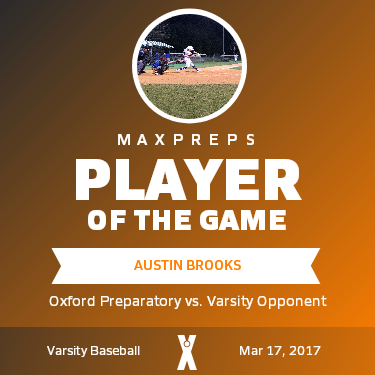#9 Austin Brooks Player of the Game badge