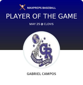 #2 Gabriel Campos Player of the Game badge