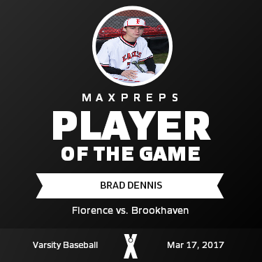#7 Brad Dennis Player of the Game badge