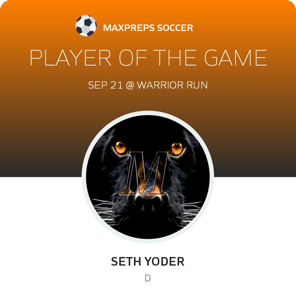 #6 Seth Yoder Player of the Game badge