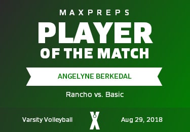 #7 Angelyne Berkedal Player of the Game badge