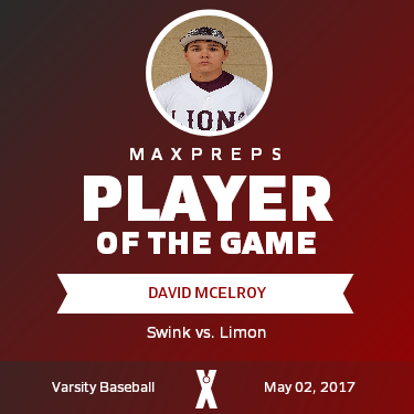 #27 David McElroy Player of the Game badge