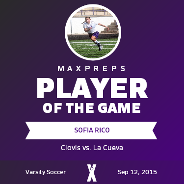 #11 Sofia Rico Player of the Game badge