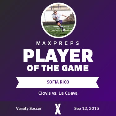 #11 Sofia Rico Player of the Game badge