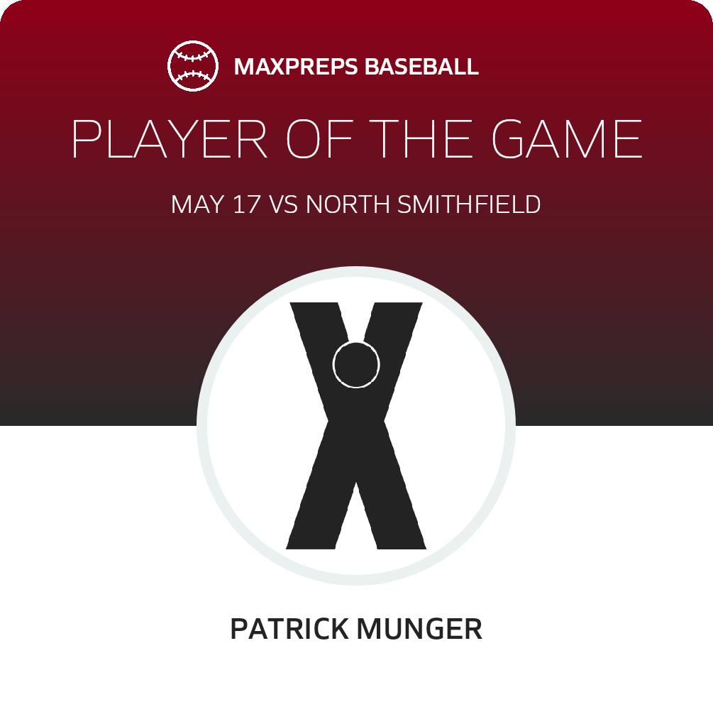 #4 Patrick Munger Player of the Game badge