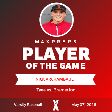 #13 Nick Archambault Player of the Game badge