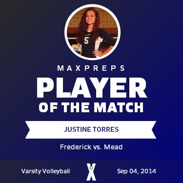 #5 Justine Torres Player of the Game badge