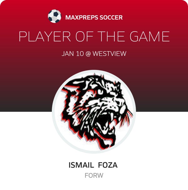 #10 Ismail Foza Player of the Game badge