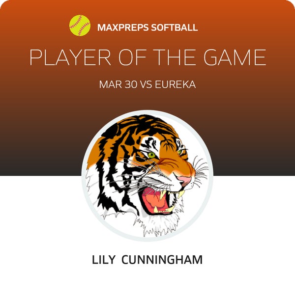 #5 Lily Cunningham Player of the Game badge
