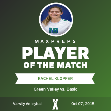 #10 Rachel Klopfer Player of the Game badge