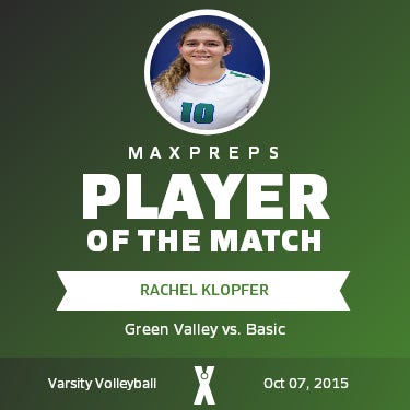 #10 Rachel Klopfer Player of the Game badge