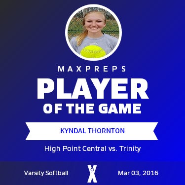 #6 Kyndal Thornton Player of the Game badge