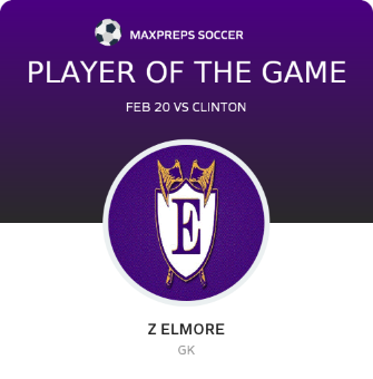 #14 Z Elmore Player of the Game badge