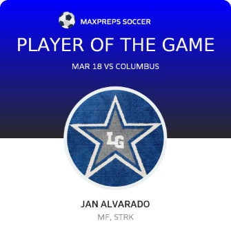 #7 Jan Alvarado Player of the Game badge