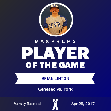 #15 Brian Linton Player of the Game badge