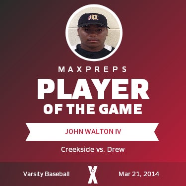#3 John Walton IV Player of the Game badge