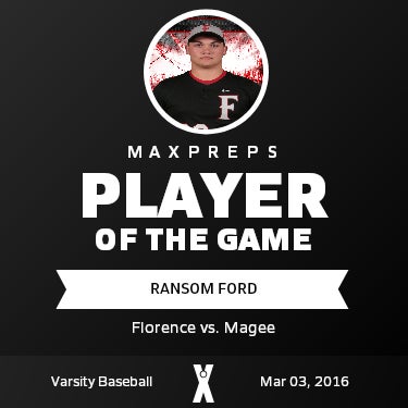 #9 Ransom Ford Player of the Game badge