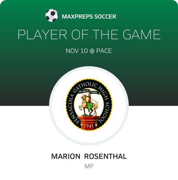 #16 Marion Rosenthal Player of the Game badge