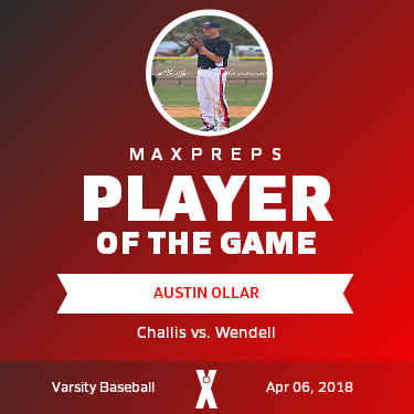 #12 Austin Ollar Player of the Game badge