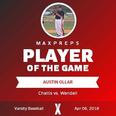 #12 Austin Ollar Player of the Game badge