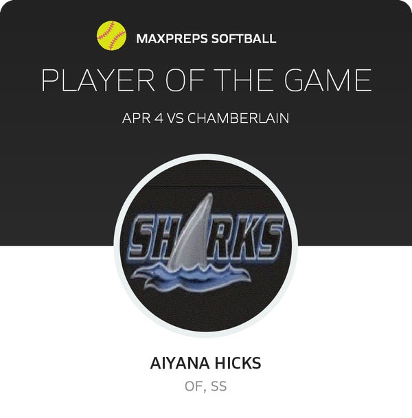 #5 Aiyana Hicks Player of the Game badge