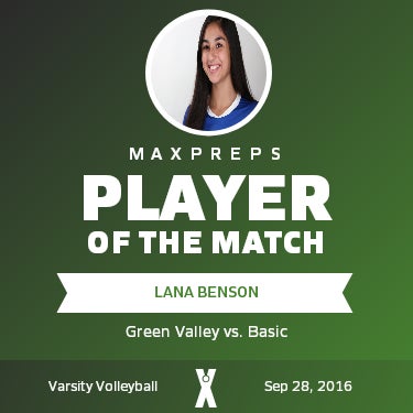#5 Lana Benson Player of the Game badge
