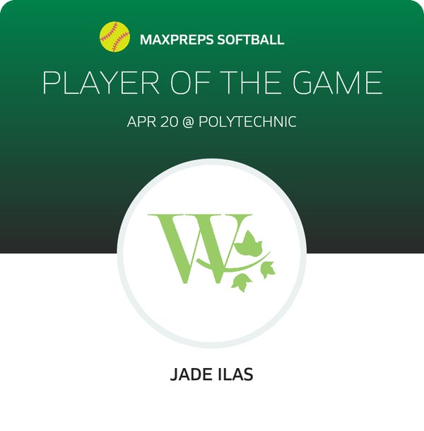 #11 Jade Ilas Player of the Game badge