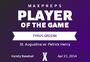 #7 Tyrus Greene Player of the Game badge