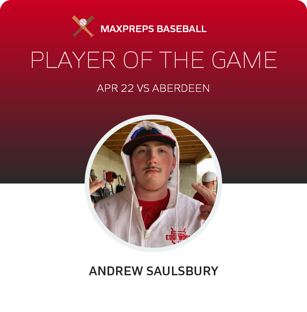 #12 Andrew Saulsbury Player of the Game badge
