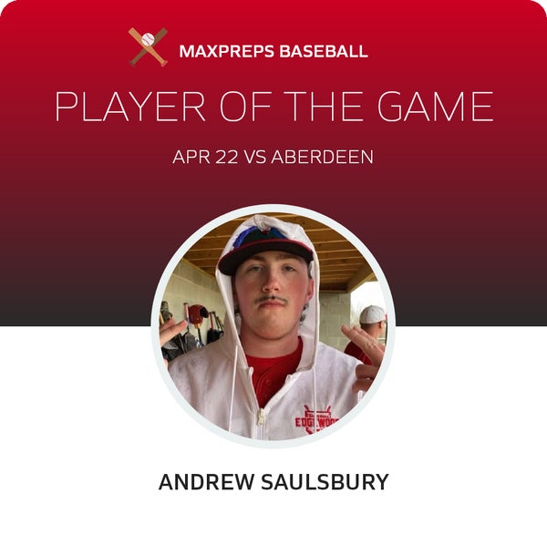 #12 Andrew Saulsbury Player of the Game badge