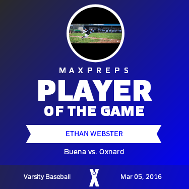 #77 Ethan Webster Player of the Game badge