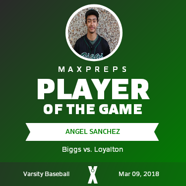#17 Angel Sanchez Player of the Game badge