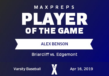 #13 Alex Benson Player of the Game badge