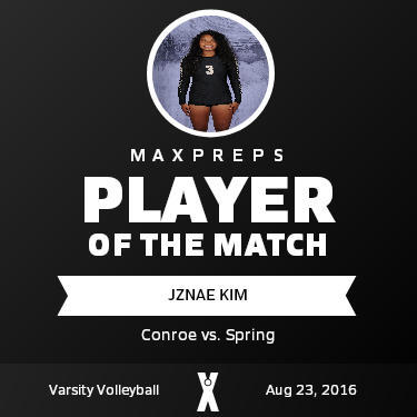 #3 Jznae Kim Player of the Game badge